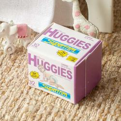 Dollhouse Miniature Diapers Box
