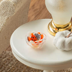 Dollhouse Miniature Halloween Candy Dish