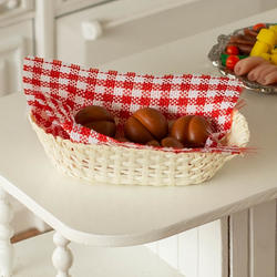 Miniature Basket of Dinner Rolls