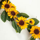 Artificial Golden Yellow Sunflower Garland