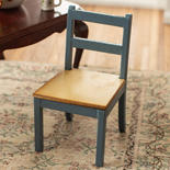 Dollhouse Miniature Farmhouse Oak Kitchen Chair