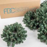 Bulk Case of 192 Miniature Artificial 6" Pine Wreaths