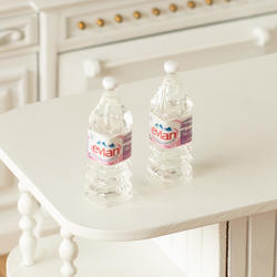 Set of Dollhouse Miniature Water Bottles
