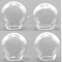 Dollhouse Miniature Clear Glass Globes