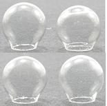 Dollhouse Miniature Clear Glass Globes