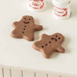 Miniature Gingerbread Man Cookies
