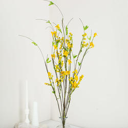 Artificial Yellow Berry Twig Spray