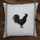 Cream Farmhouse Rooster Pillow