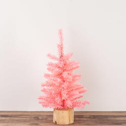 Pink Pine Delight: Artificial Canadian Pine Tree