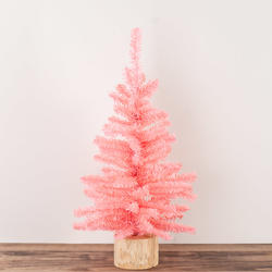 Pink Small Artificial Pine Tree