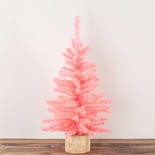 Pink Small Artificial Pine Tree