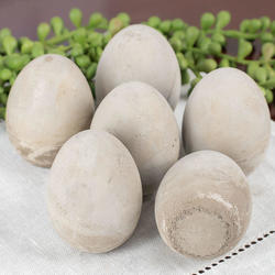 Cement Eggs for Spring and Easter