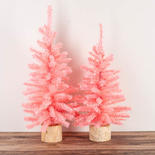 Pink Pine Delight: Artificial Canadian Pine Christmas Trees