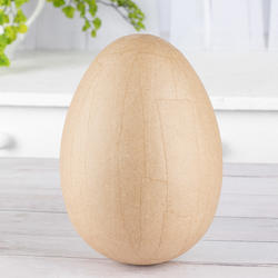 Large Unfinished Paper Mache Easter Egg