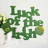 Glitter "Luck of The Irish" Sign