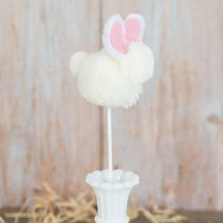 Artificial Fluffy Easter Bunny Pick