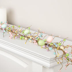 Artificial Easter Egg and Pip Berry Twig Garland