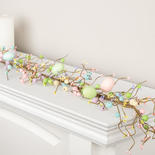Artificial Easter Egg and Pip Berry Twig Garland