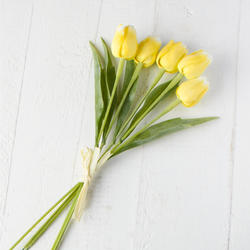 Artificial Yellow Tulip Bundle