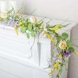 Artificial Rose and Wildflower Garland