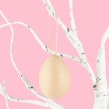 Paper Mache Egg Ornament with Hanger