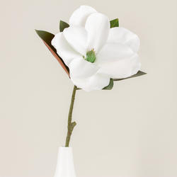 Cream and White Artificial Magnolia Stem