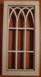 Dollhouse Miniature Arch Window