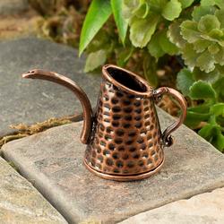 Miniature Hammered Antique Copper Watering Can