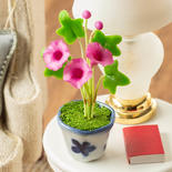 Dollhouse Miniature Fuchsia Morning Glories