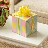 Dollhouse Miniature Wrapped Baby Gift