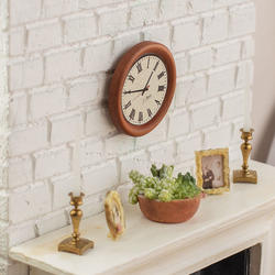 Miniature Classic Wooden Wall Clock