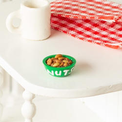 Dollhouse Miniature Bowl of Nuts