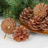 Natural Pinecones Ornaments
