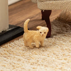 Dollhouse Miniature Golden Puppy
