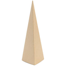 Paper Mache Triangle Cone