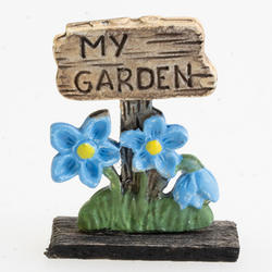 Miniature My Garden Sign