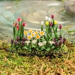 Dollhouse Miniature Tulip Landscape