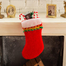 Miniature Stuffed Christmas Stocking
