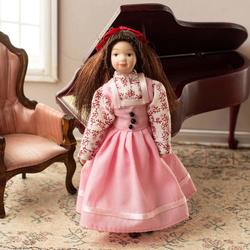 Miniature Victorian Girl Dollhouse Doll