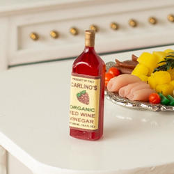 Dollhouse Miniature Red Wine Vinegar