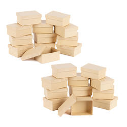 Bulk Small Paper Mache Rectangle Boxes