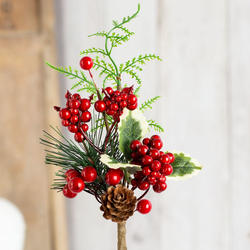 Artificial Holly and Spruce Pick