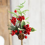 Artificial Holly and Spruce Pick