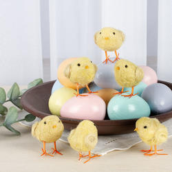 Easter Baby Chicks and Pastel Eggs