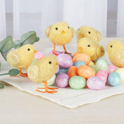 Easter Baby Chicks and Glitter Eggs