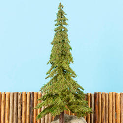 Dollhouse Miniature Light Green Spruce Tree