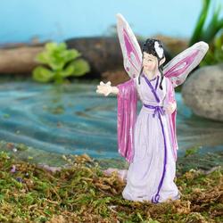 Clover Mini Garden Fairy with Butterfly Wings
