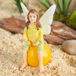Miniature Hopper Fairy Child on Bouncy Ball