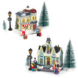 Miniature Christmas Village Caroler Set