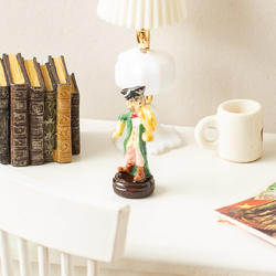 Dollhouse Miniature Monkey French Horn Player Figurine